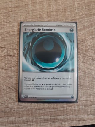 Carta Pokémon Energía Sombría 083/084 holográfica