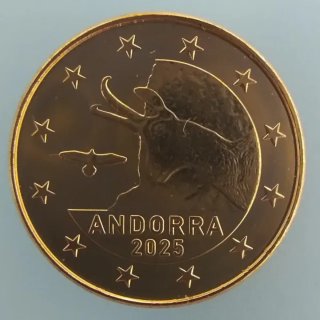 Moneda 1 céntimo Andorra 2025