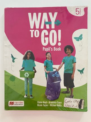 Libro inglés. 5 primaria. Way to Go! Pupil’s book.