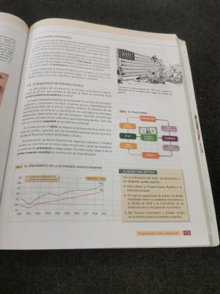 HMC historia del mundo contemporáneo, Bachillerato