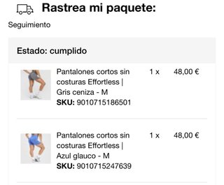 Pantalones cortos Oner Active Gym Talla M