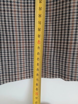 Falda Zara cuadros botones Talla S