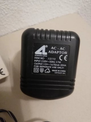 Adaptador AC-AC Artesania Latina 12772