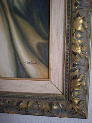 Pintura al óleo sobre lienzo de Carmen Zanón