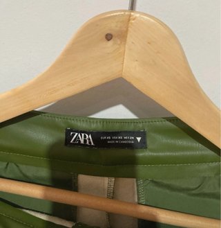 Pantalones Zara Verde Oliva