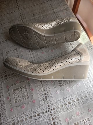 Zapatos Pitillos mujer dorados/plateados