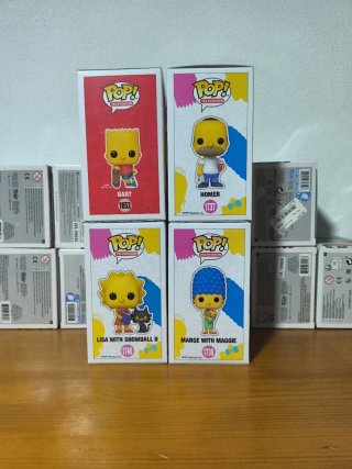 Funko Pop Los Simpson (Bart, Homer, Lisa, Marge)