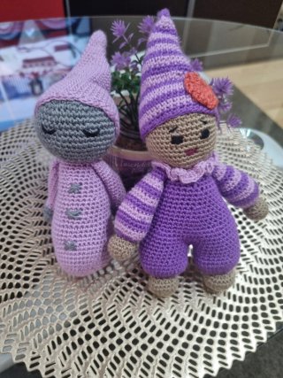 Bebé dormilón crochet hecho a mano