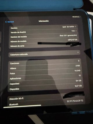 iPad 10ª Gen WiFi