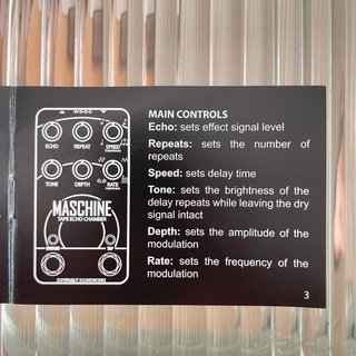 Supernaut Soundworks Maschine Delay (Ibanez EM5)