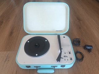Tocadiscos Crosley Maleta Portátil Azul