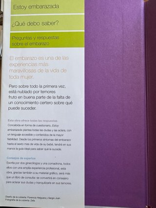 Libro Estoy embarazada ¿Qué debo saber?