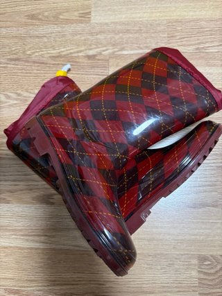 Botas de agua Harry Potter a cuadros, talla 33