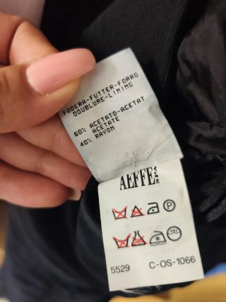 Abito lungo nero Alberta Ferretti