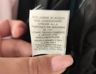 Abito lungo nero Alberta Ferretti