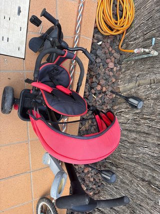 Triciclo para bebé/niño rojo