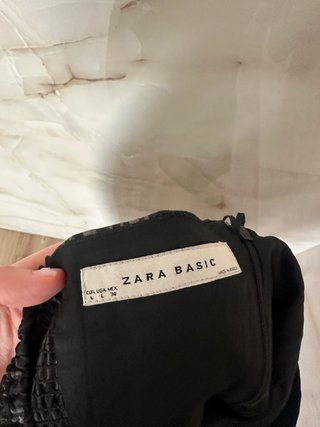 Vestido Zara palabra de honor talla L