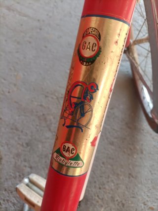 Bicicleta Gac Custom Roja