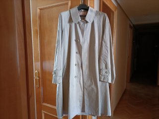 Gabardina Beige Hombre