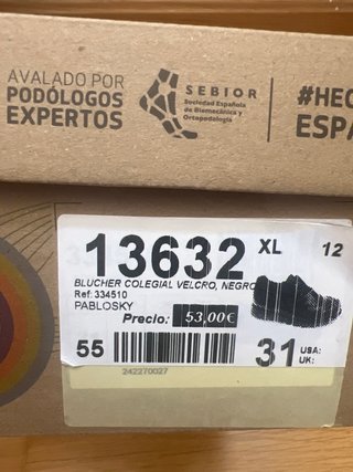 Zapatos Pablosky Piel Negros Talla 31