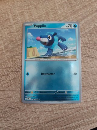 Carta Pokémon Popplio 70 PS holográfica