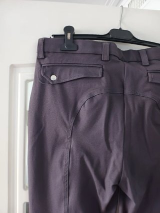 Pantalón de equitación gris Hombre talla L