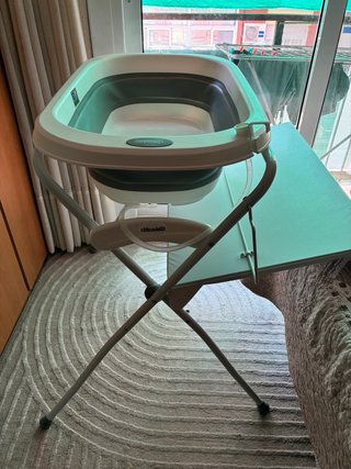 Bañera y cambiador de bebé plegable