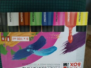 Set 8 Pinturas Acrílicas Marabu Profesional