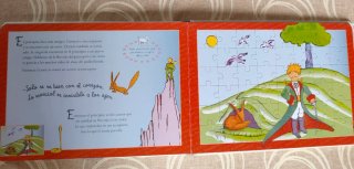 El Principito libro con puzzles