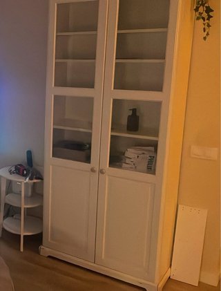 Armario Vitrina Cristalera IKEA Blanco