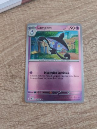 Carta Pokémon Lampent PS90 Fase 1 holográfica