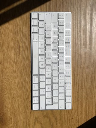 2 Teclados Apple Plata/Blanco