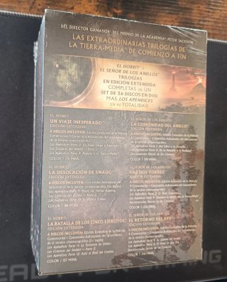 El Hobbit y El Señor de los Anillos Trilogía DVD