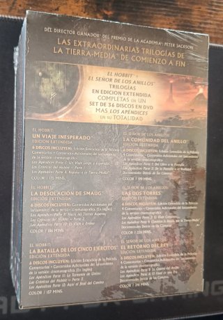 El Hobbit y El Señor de los Anillos Trilogía DVD