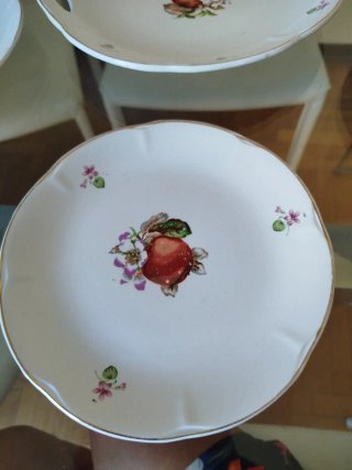 Servizio frutta/dolce S.C.I. Laveno 1958