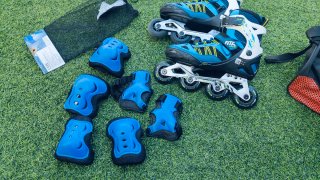 Patines en línea.  talla 38-41 Con protecciones