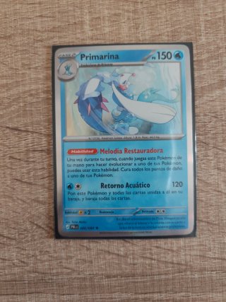 Carta Pokémon Primarina FASE 2 PS 150 holográfica