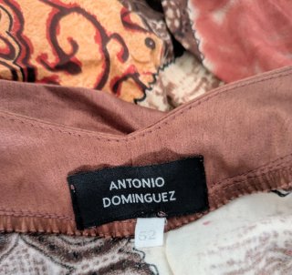 Vestido Antonio Dominguez Multicolor