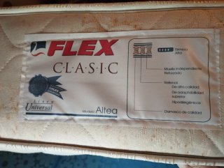 Colchón Flex 105 cm.