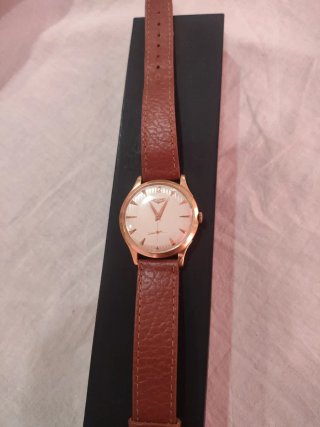 Reloj Longines 18k Cuerda 1963 15 gr. de oro