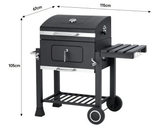 Barbacoa Carbón Nueva Parrilla Hierro fundido