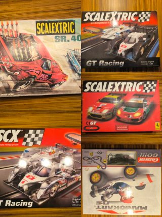 Lote 5 Scalextric GT Racing y Mario Kart