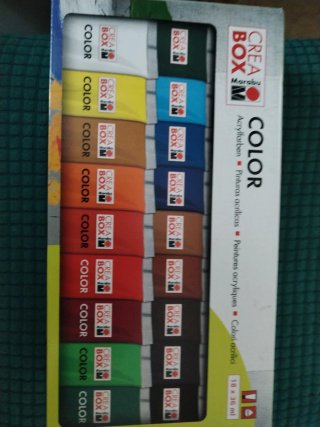 Pinturas Acrílicas Marabu Crea Box Color