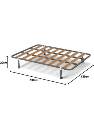 Somier 135x190 cm Patas 25 cm