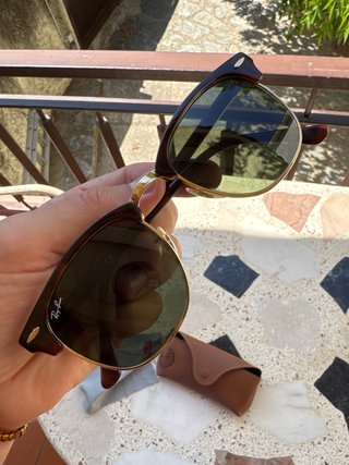 Ray Ban Clubmaster Tortoise/Gold