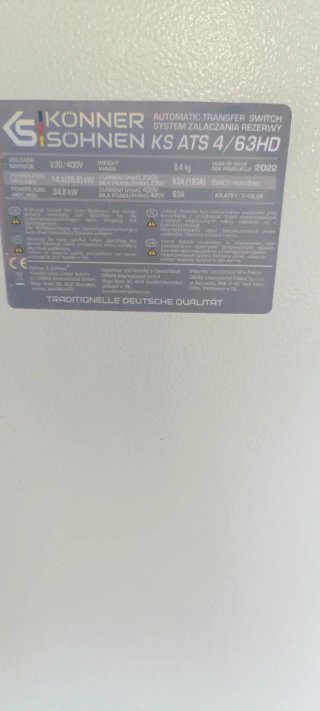 Conmutador Automático ATS Könner & Söhnen
