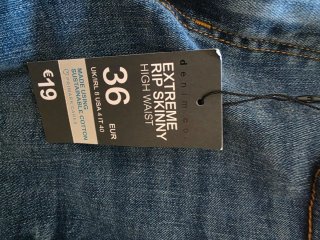 Vaqueros Skinny Rotos Mujer Talla 36
