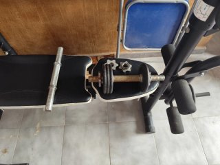 Banco multifunción gimnasio
