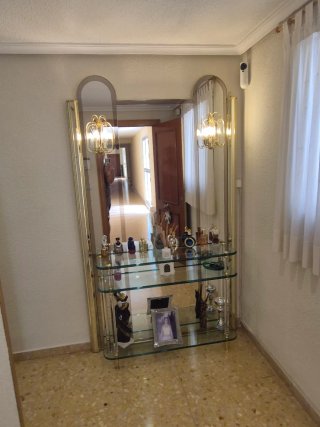 Mueble recibidor clásico espejo 2x1.2m