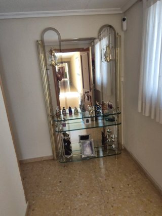 Mueble recibidor clásico espejo 2x1.2m